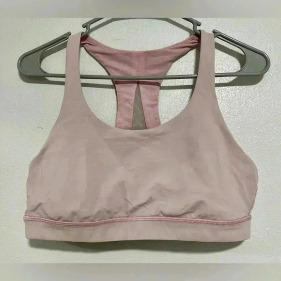 Lululemon Size 10 Invigorate‎ Mesh Ventilation Racerback Sports Bra Wire Free - Picture 6 of 8
